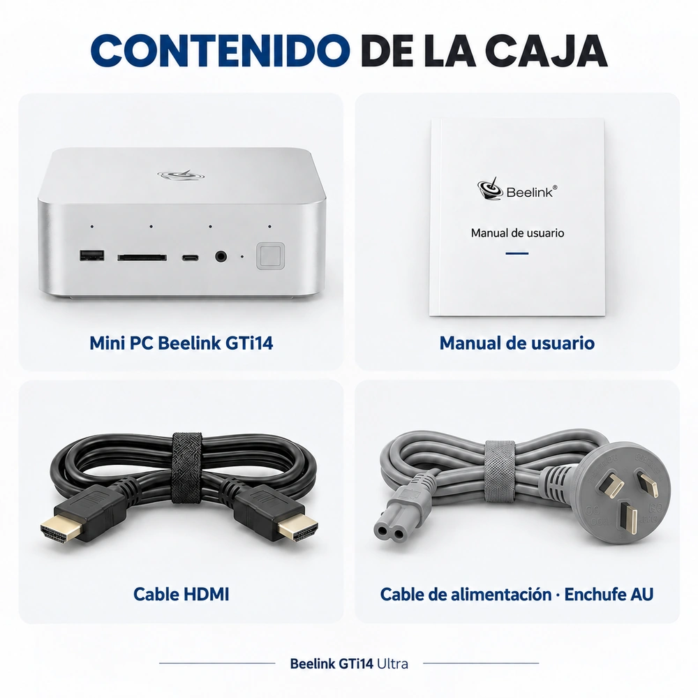 Mini PC Beelink GTi14 Ultra Core Ultra 9 185H 32GBDDR5 1TB SSD