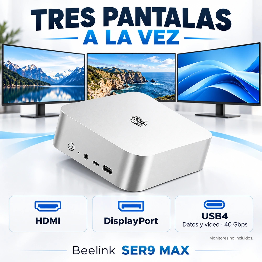 Mini PC Beelink SER9 MAX Ryzen 7 260 32GB 1TB SSD LAN 10G
