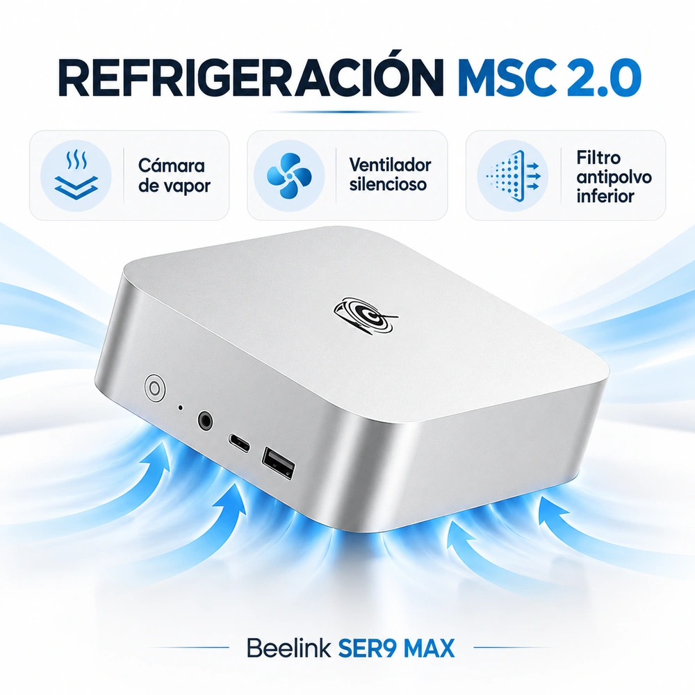 Mini PC Beelink SER9 MAX Ryzen 7 260 32GB 1TB SSD LAN 10G