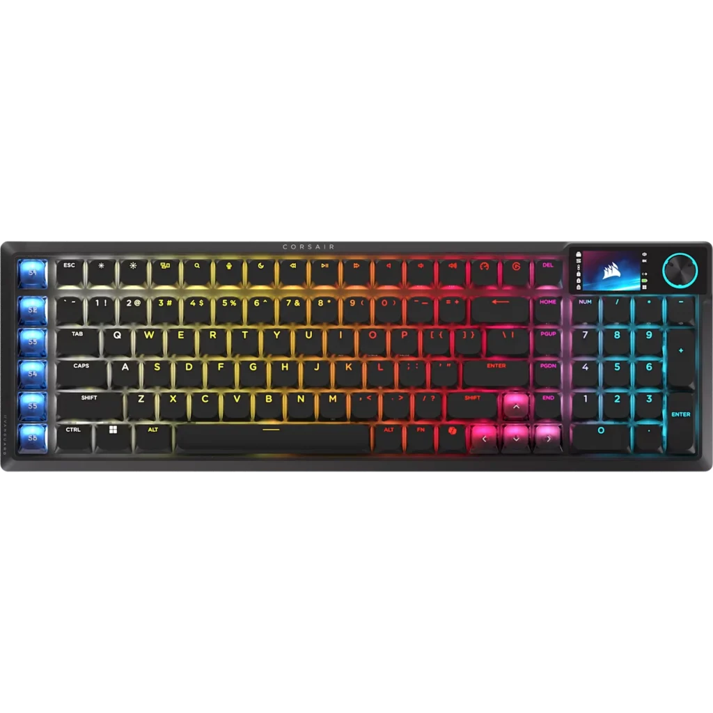 Teclado gamer CORSAIR Vanguard Air 99 Inalámbrico Low Profile Optical-Mechanical RGB LED Negro