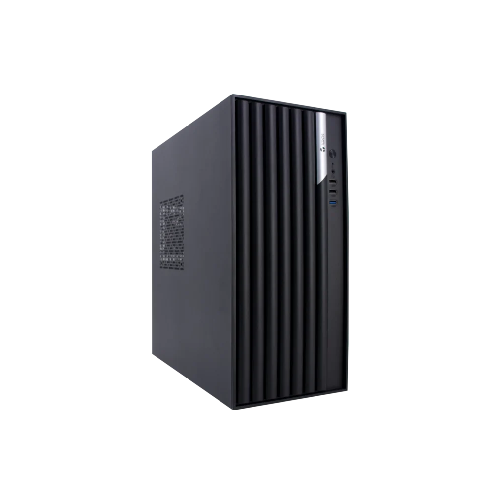 Gabinete Teros TE-1036S Mid Tower Fans 120cm c/Fuente 250W Black