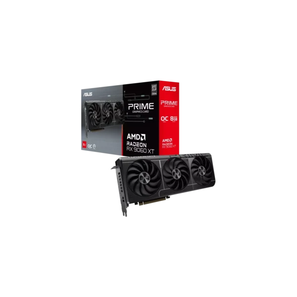Placa de Video ASUS AMD Radeon PRIME RX9060XT O8GB GDDR6