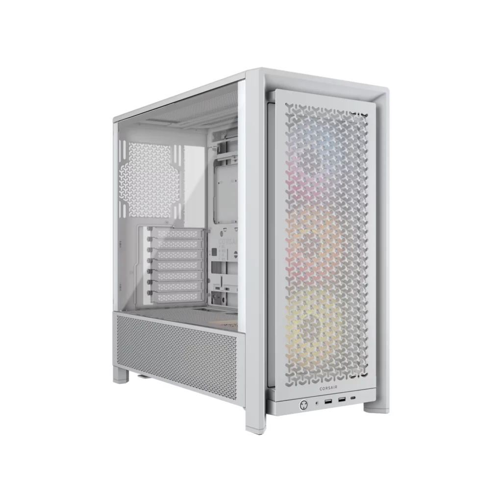 Gabinete CORSAIR FRAME 4000D RS ARGB Mid Tower Blanco