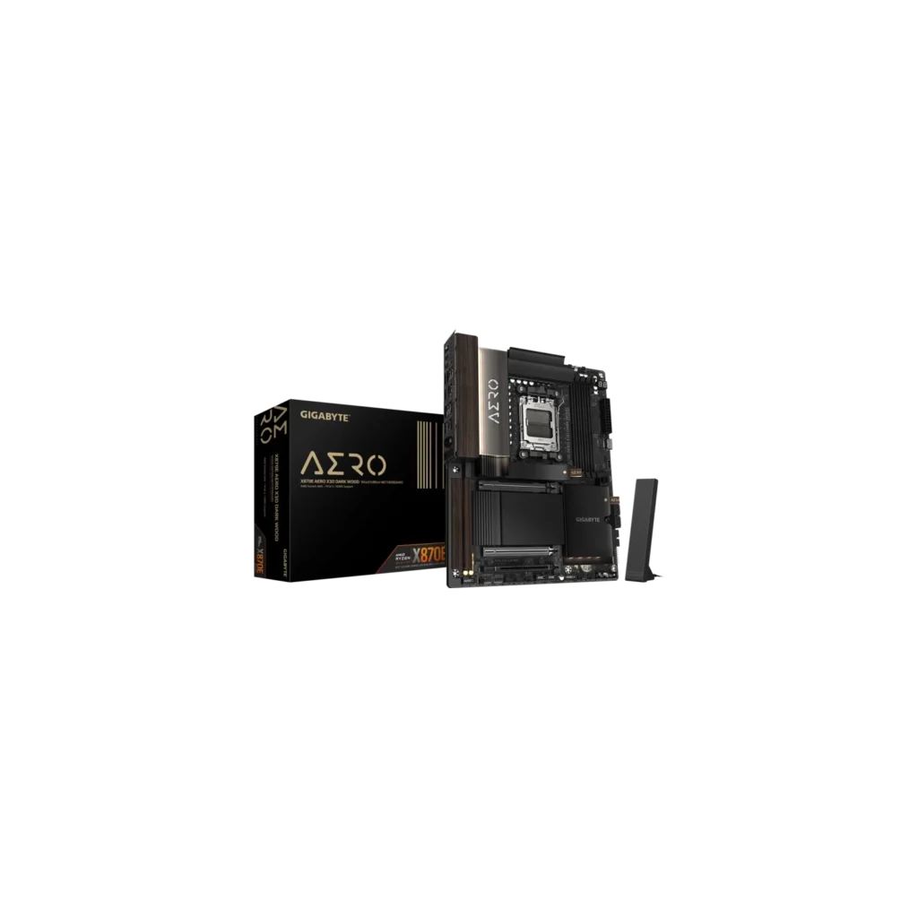 Motherboard GIGABYTE X870E AERO X3D MADERA OSCURA AM5 DDR5
