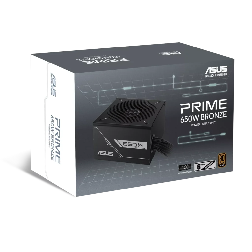 Fuente ASUS PRIME 650W BRONZE BLACK