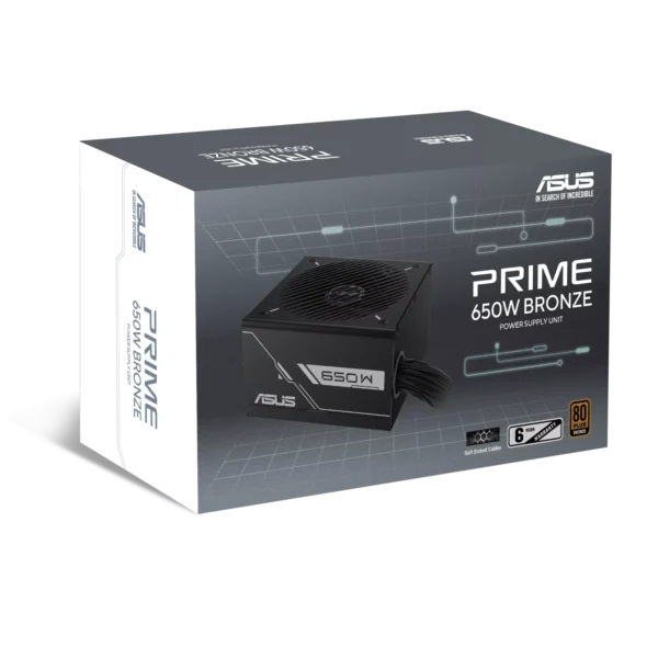 Fuente ASUS PRIME 650W BRONZE BLACK