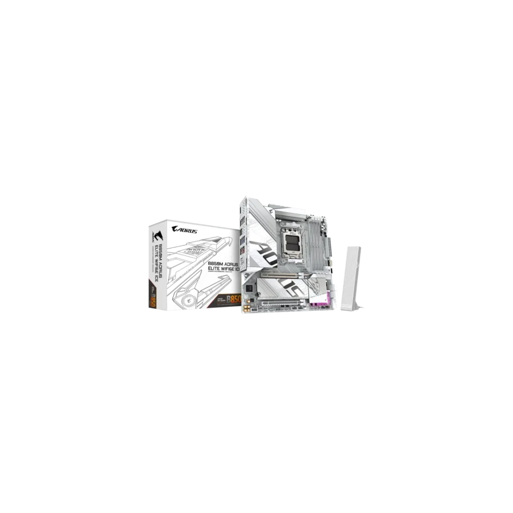 Motherboard GIGABYTE B850M AORUS ELITE WIFI6E ICE AM5 DDR5