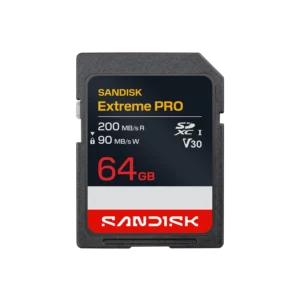 Tarjeta de Memoria SanDisk Extreme PRO SDXC 64GB UHS-I U3 V30 4K UHD 200MB/s