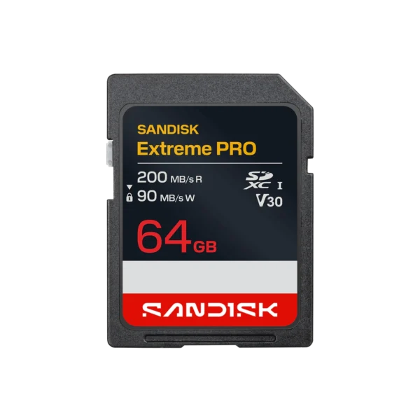 Tarjeta de Memoria SanDisk Extreme PRO SDXC 64GB UHS-I U3 V30 4K UHD 200MB/s