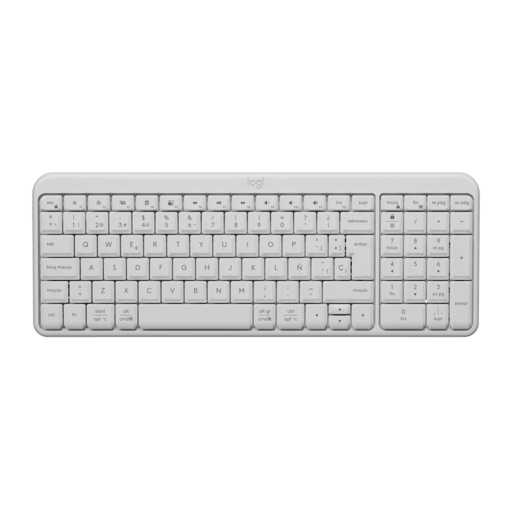 Teclado Bluettoth Logitech K250 Blanco