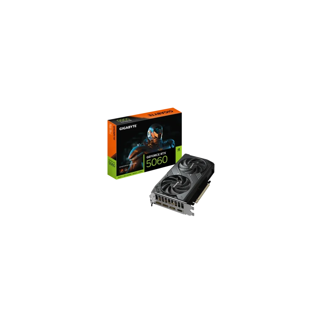Placa de Video GIGABYTE NVIDIA GeForce RTX 5060 WINDFORCE MAX OC 8G