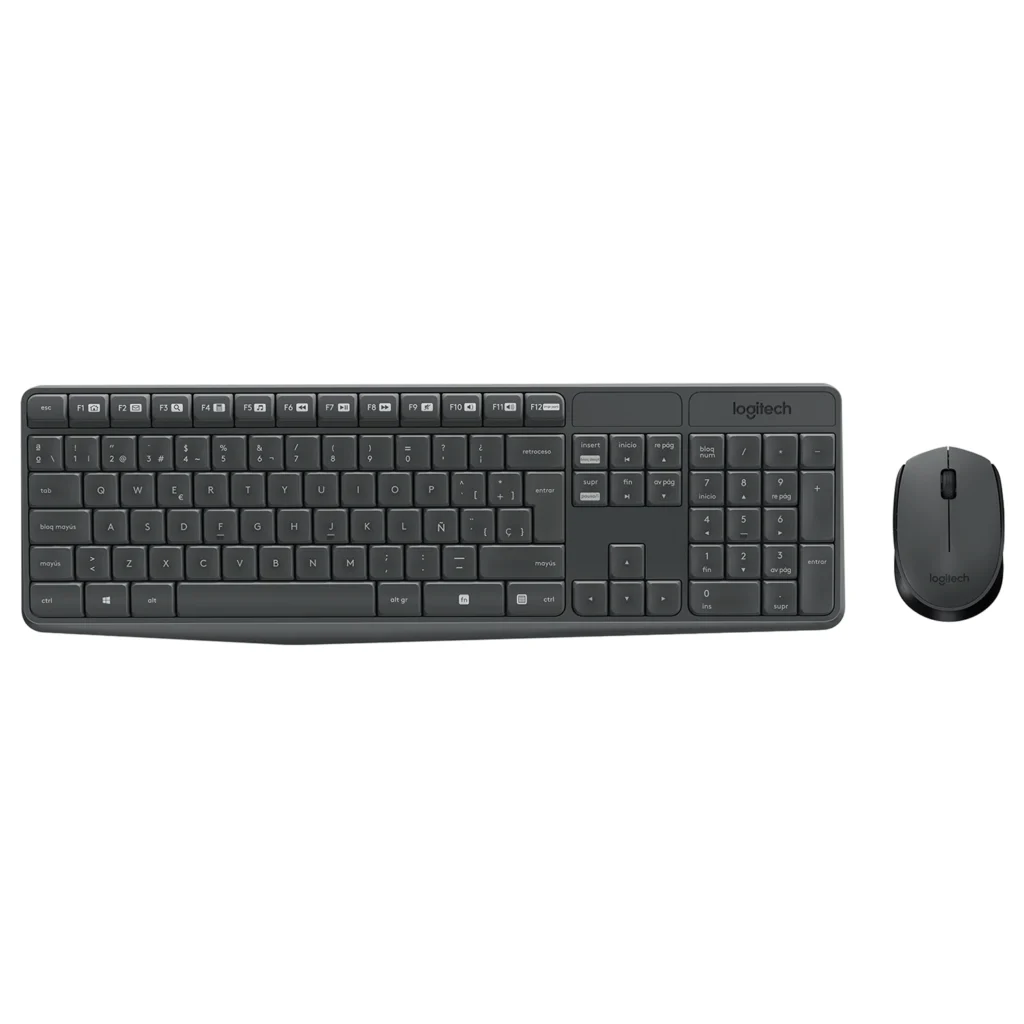 Combo Teclado y Mouse Inalámbrico Logitech MK235 Negro