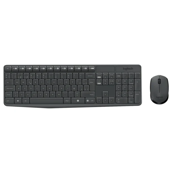 Combo Teclado y Mouse Inalámbrico Logitech MK235 Negro