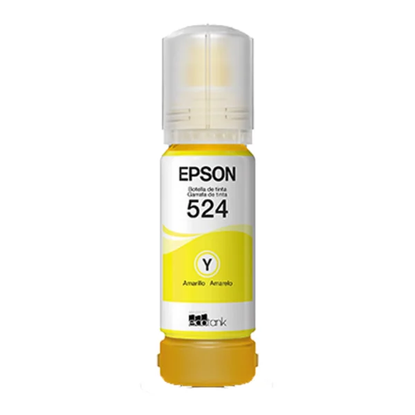 Botella de Tinta Epson 524 Amarilla