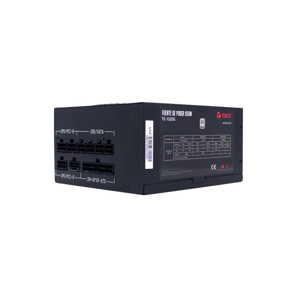 Fuente Teros TE-1320G 850W 80 Plus Platinum ATX Full Modular