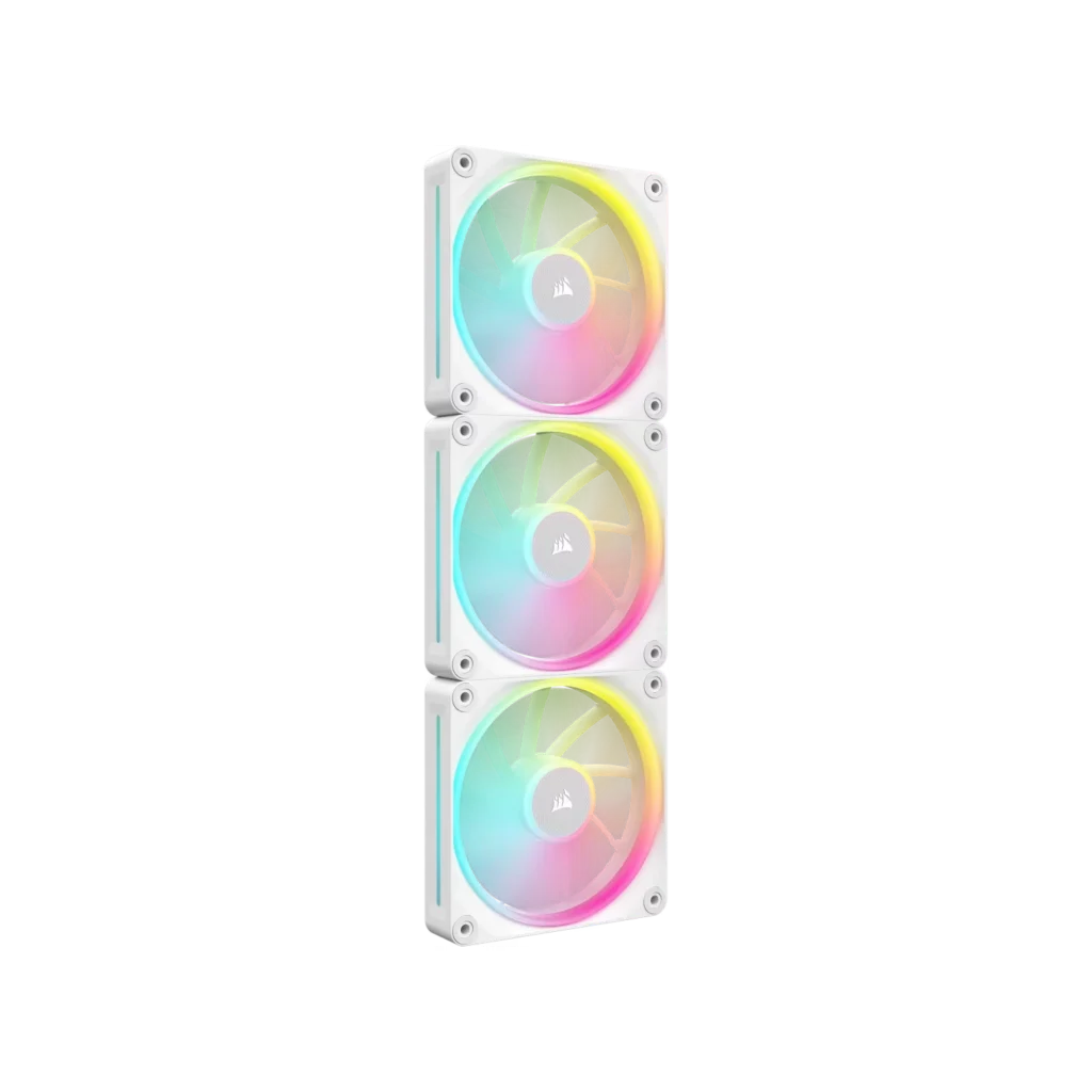 Kit de ventiladores CORSAIR iCUE LINK LX120 RGB de 120 mm x3 blanco