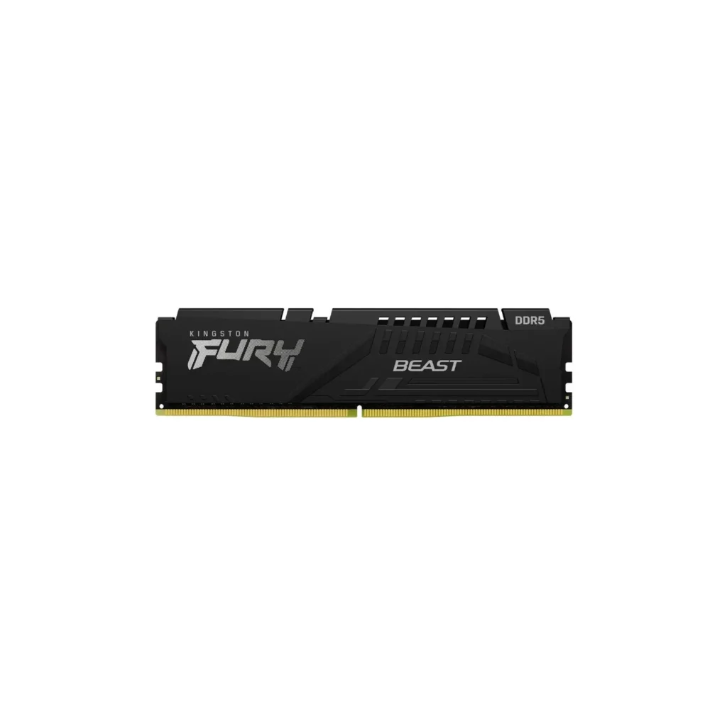 Memoria Ram UDIMM KINGSTON Fury Beast 8GB DDR5 5600MHz CL40 1.25V Single Negro