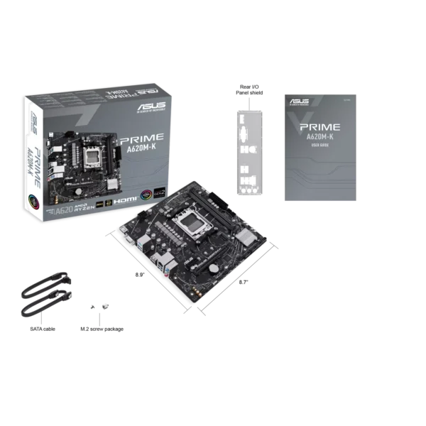 Motherboard ASUS PRIME A620M-K AM5 DDR5