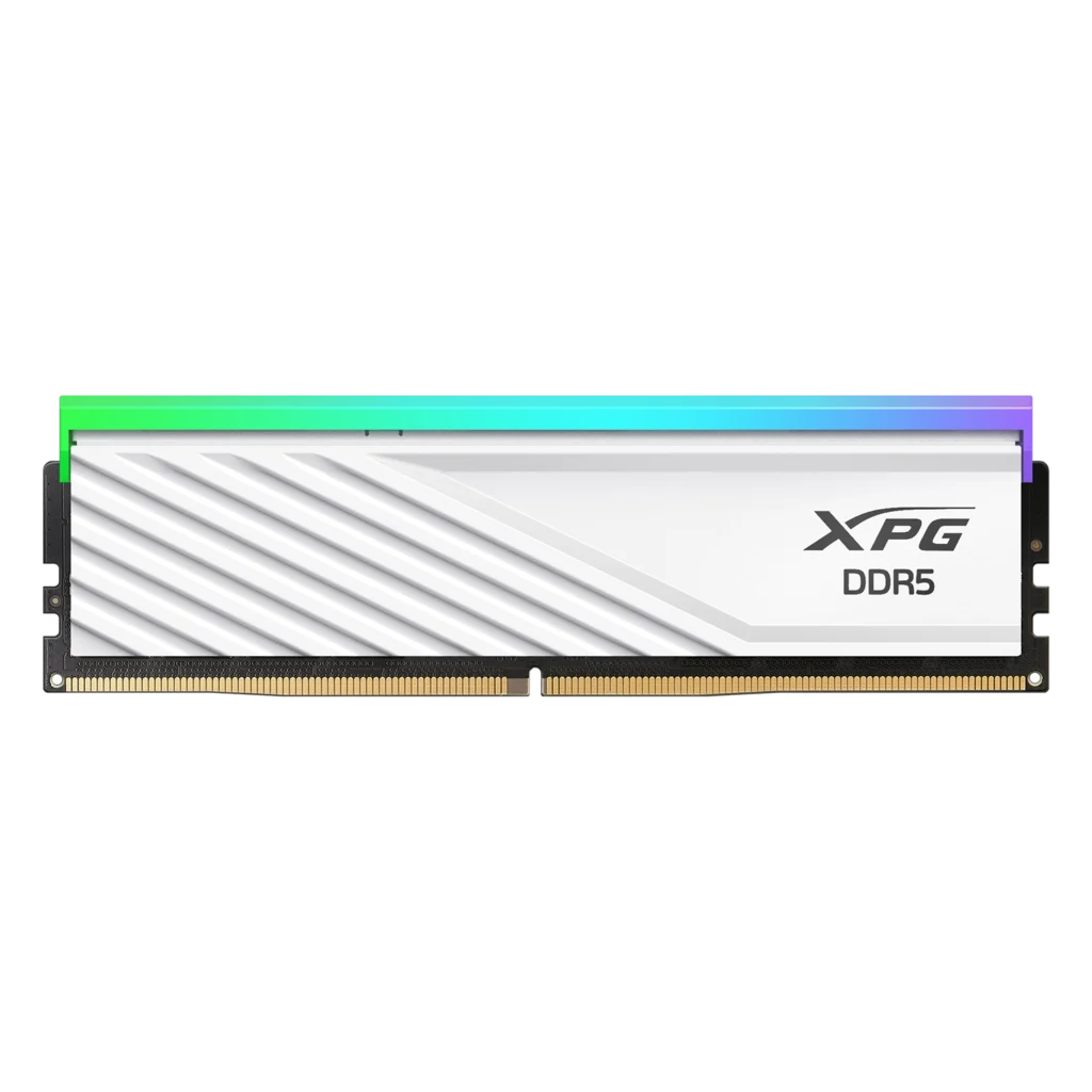 Memoria Ram UDIMM ADATA XPG LANCER BLADE RGB 16GB DDR5 6000 WHITE CL48 1.1V
