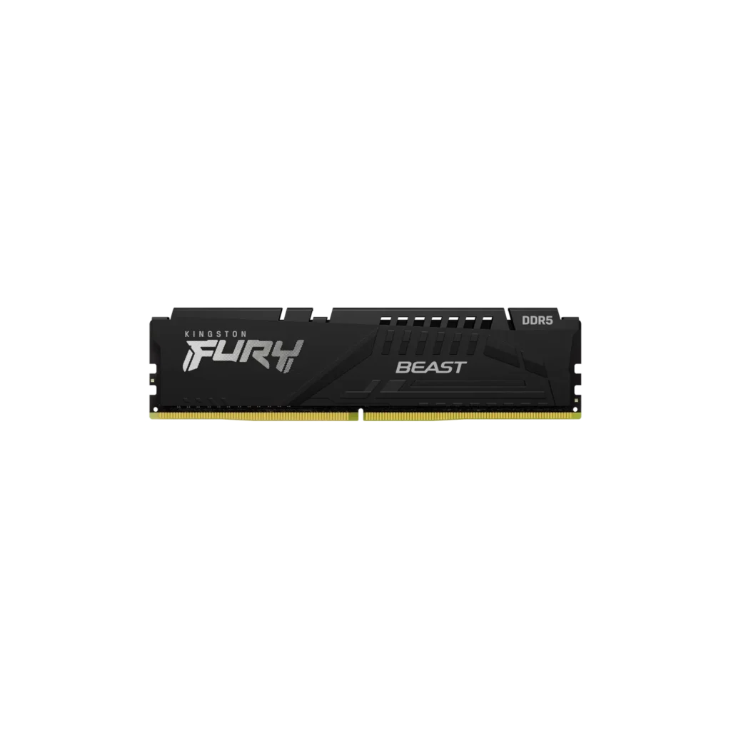 Memoria Ram UDIMM KINGSTON Fury Beast 8GB DDR5 6000MHz CL36 1.35V Single Negro