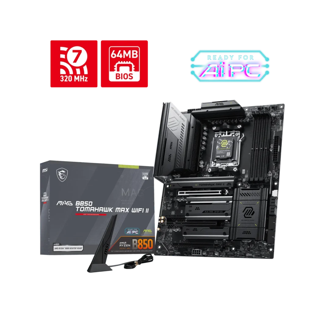 Motherboard MSI MAG B850 TOMAHAWK MAX WIFI II AM5