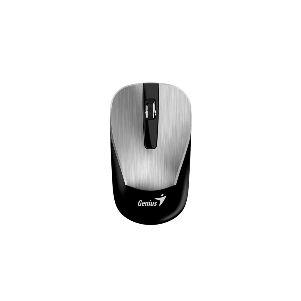 Mouse Inalámbrico Genius Recargable Eco-8015 Plata