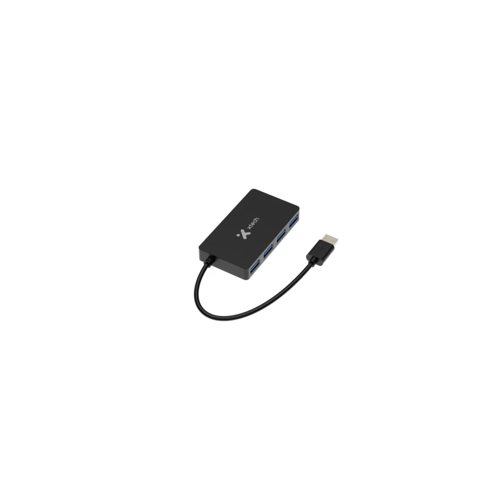 Hub Xtech, USB 3,0 de 4 puertos
