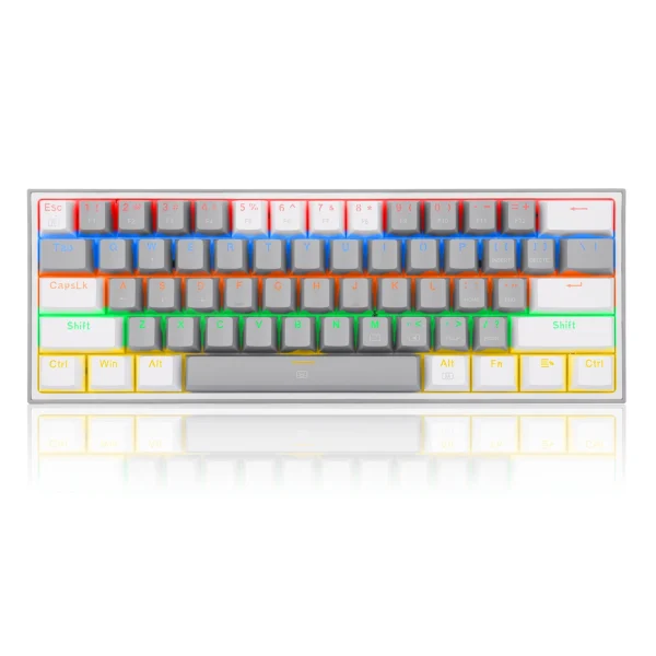 Teclado Inalámbrico Fizz Pro K616 Gris/Blanco
