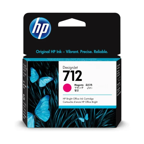 Cartucho de Tinta Plotter HP 712 Magenta