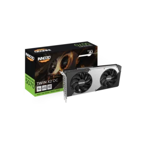 Placa de Video INNO3D NVIDIA Geforce RTX 5070 12GB DDR7 TWIN X2 OC