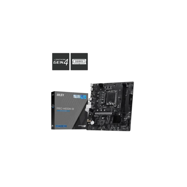 Motherboard MSI PRO H610M-B LGA 1700 DDR5