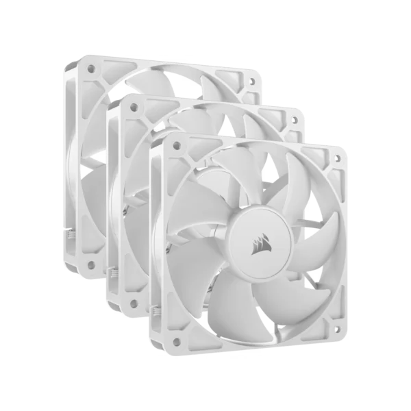 Kit de ventiladores CORSAIR PWM de 120 mm RS120 x3 blanco