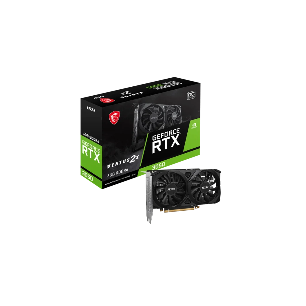 Placa de Video MSI NVIDIA RTX 3050 VENTUS 6G OC