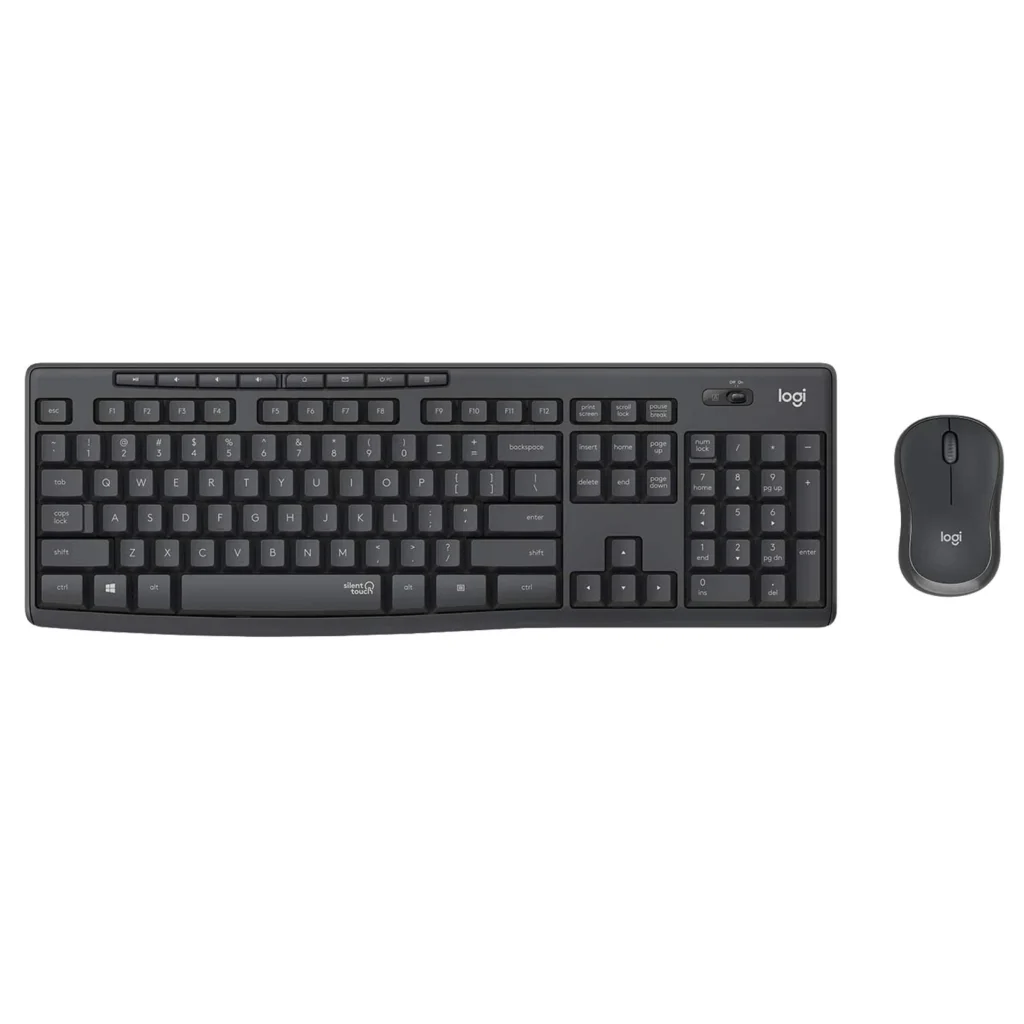 Combo Teclado y Mouse Inalámbrico Logitech MK295 Negro