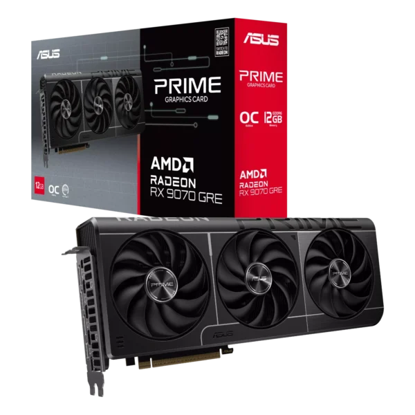 Placa de Video ASUS AMD Radeon PRIME RX9070 GRE O12G EVO
