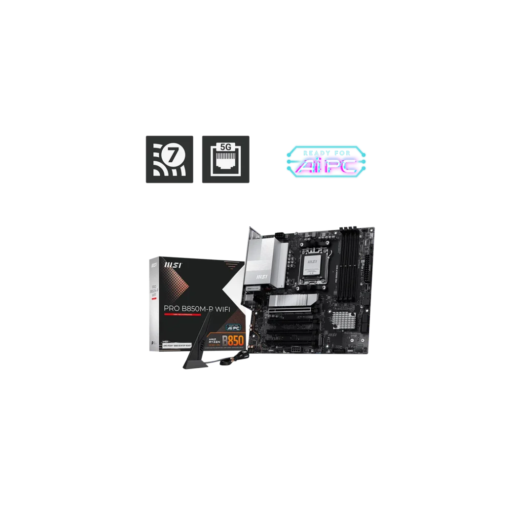 Motherboard MSI PRO B850M-P WIFI AM5 DDR5