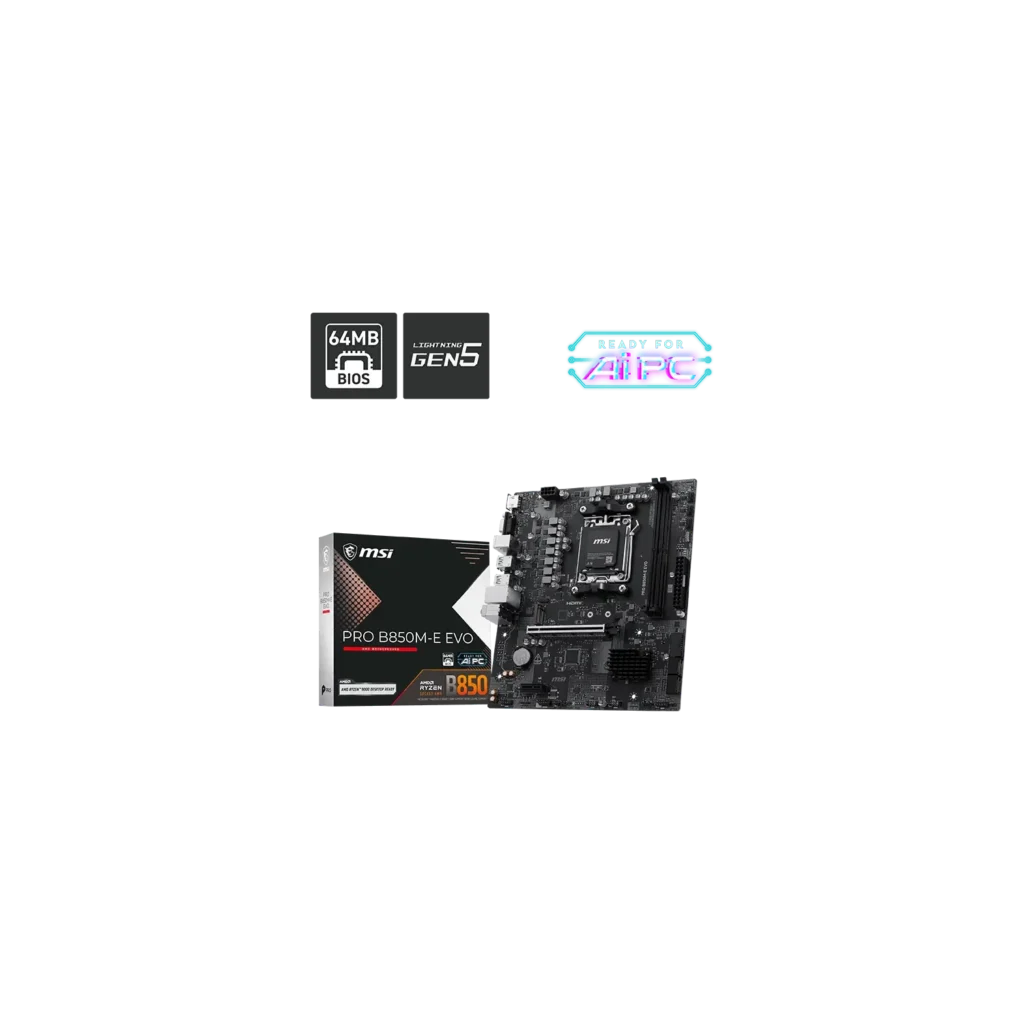 Motherboard MSI PRO B850M-E EVO AM5 DDR5