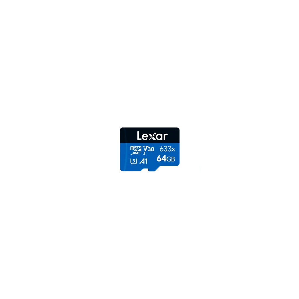 Tarjeta microSDXC Lexar 633x 64GB UHS-I C10 sin adaptador