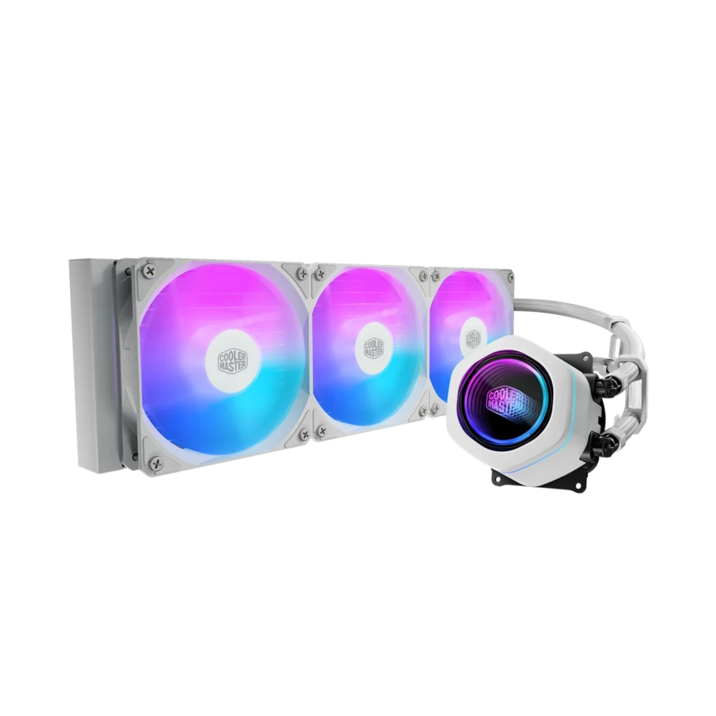 Water Cooler Cooler Master MasterLiquid Core Nex 360 3 Fans 120mm ARGB White