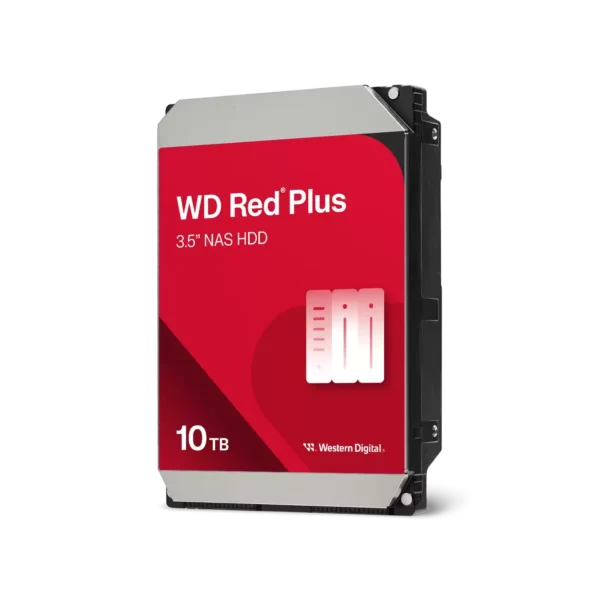 Disco Interno HDD WESTERN DIGITAL Red Plus10TB 3.5" SATA 3.0 7200rpm