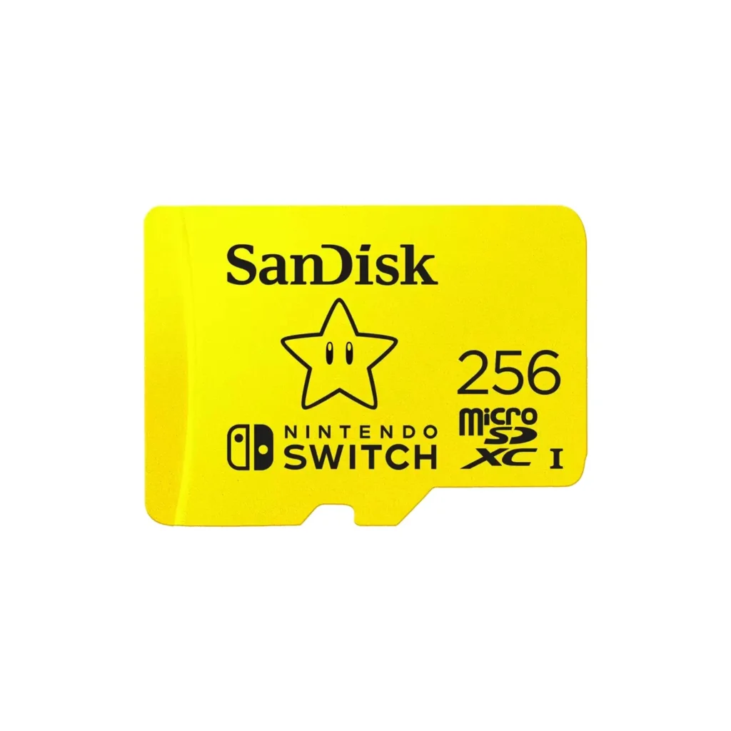 Tarjeta de Memoria Sandisk MicroSDXC 256GB UHS-I Card C10 U3 100Mb for Nintendo Switch Mario Bros Edition