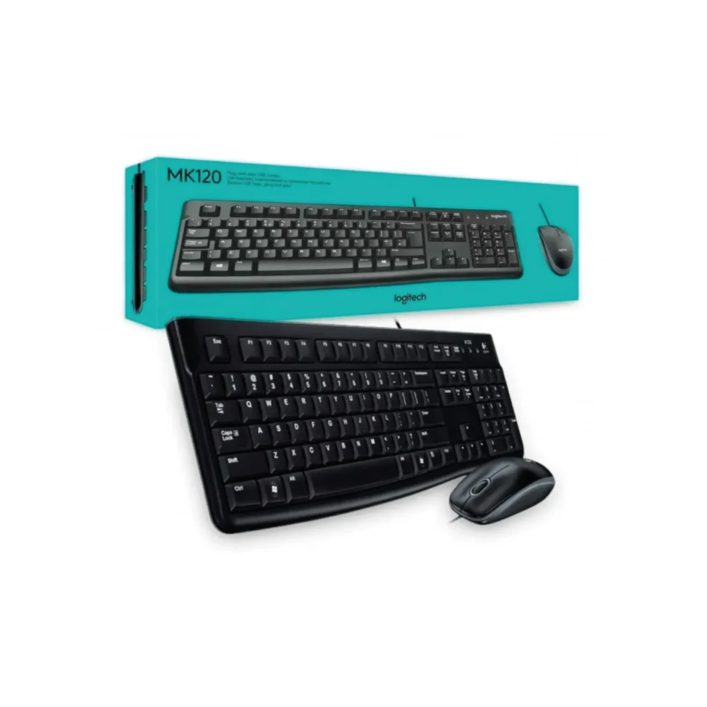 Combo Teclado y Mouse Logitech MK120 Español