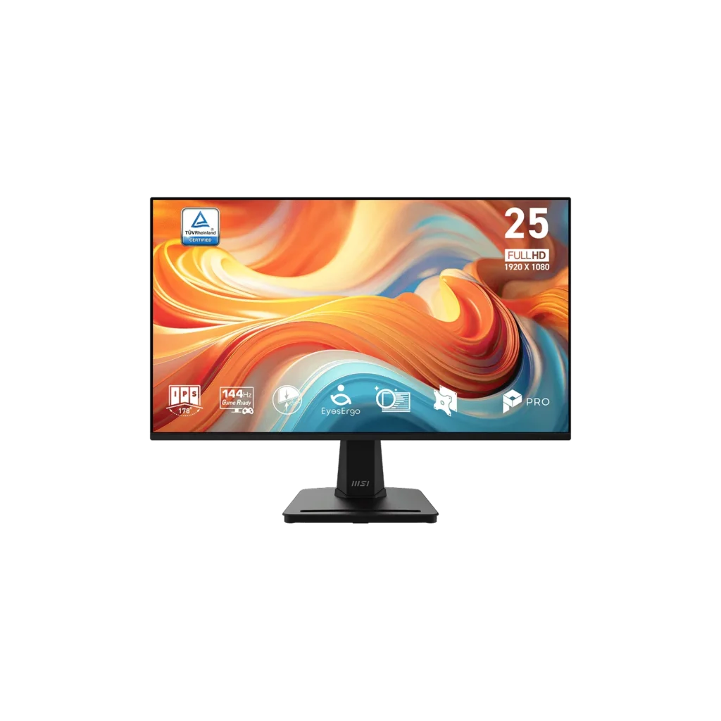 Monitor MSI PRO MP251 E14L 24,5" FullHD 144Hz IPS Ficha USA