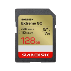 Tarjeta de Memoria SanDisk Extreme GO SDXC 128GB UHS-I U3 V30 230MB/s