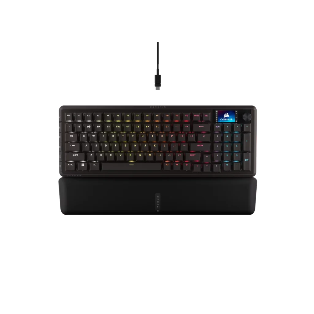 Teclado gamer mecanico Corsair Vanguard 96 MLX Plasma
