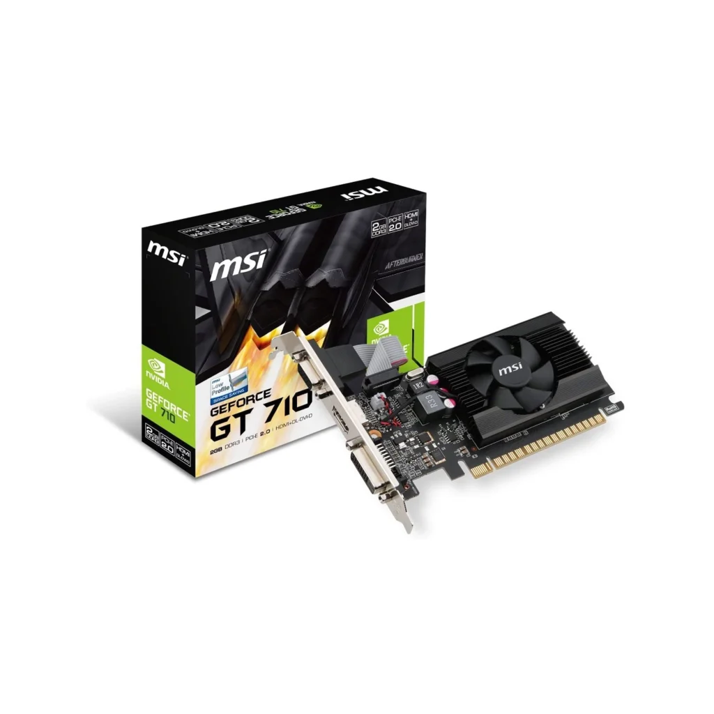 Placa de Video MSI NVIDIA GeForce GeForce GT 710 2GD3 LP