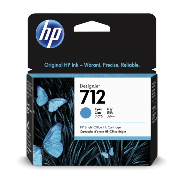 Cartucho de Tinta Plotter HP 712 Cian