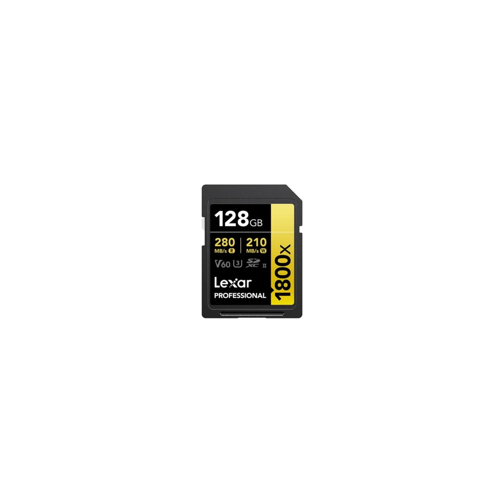 Tarjeta SDXC Lexar 1800X 128GB UHS-II C10