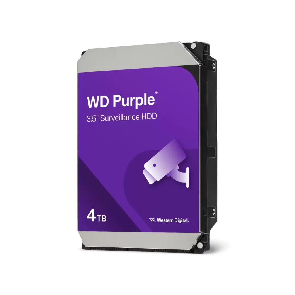 Disco Interno HDD WESTERN DIGITAL Purple 4TB 3.5" SATA 3.0 128MB 5400rpm