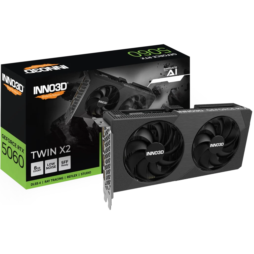 Placa de Video Inno3D GeForce RTX 5060 Twin X2 8GB